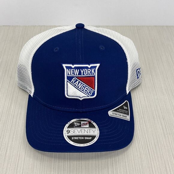 New York Rangers New Era 9Seventy 2 Tone Adjustable Snapback Trucker Hat NEW - Picture 1 of 6